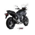 Mivv Slip-On Suono black con tapa carbono Honda CB 500 X 2016