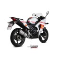 Mivv Full system 1x1 Suono St. Steel con tapa carbono Honda CBR 125 R 2011-16