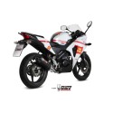 Mivv Full system 1x1 Oval carbono con tapa carbono Honda CBR 125 R 2011-16