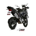 Mivv Slip-On Speed edge St. Steel con tapa carbono Benelli TRK 502 X 2018-25