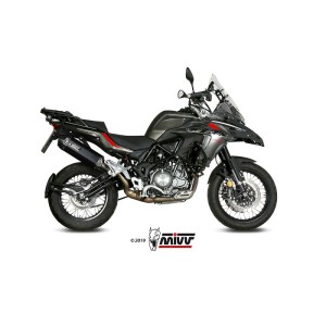 Mivv Slip-On Speed edge Black Benelli TRK 502 X 2018-25