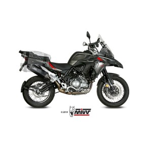 Mivv Slip-On Speed edge Black Benelli TRK 502 X 2018-25