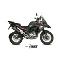 Mivv Slip-On Oval carbono con tapa carbono Benelli TRK 502 X 2018-25