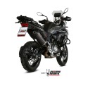 Mivv Slip-On Oval carbono con tapa carbono Benelli TRK 502 X 2018-25
