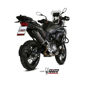 Mivv Slip-On Oval carbono con tapa carbono Benelli TRK 502 X 2018-25