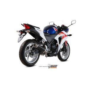 Mivv Slip-On GP black Honda CBR 250 R 2011-14