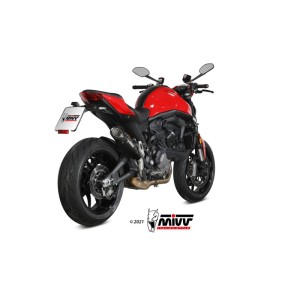 Mivv Slip-On X-M5 Black Ducati Monster 2021-25