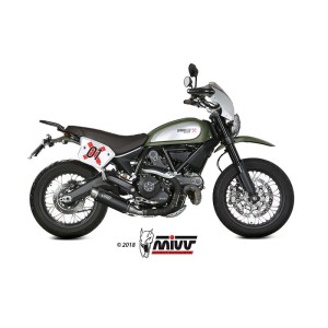Mivv Slip-On GP Pro black Ducati Scrambler 800 2015-20