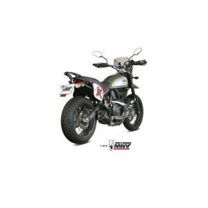 Mivv Slip-On Delta Race black Ducati Scrambler 800 2015-20