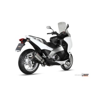 Mivv Slip-On Suono St. Steel con tapa carbono Honda Integra  700/750 / NC 700/750 S / X