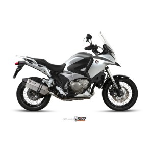Mivv Slip-On Speed edge St. Steel con tapa carbono Honda CrossTourer  2012-20
