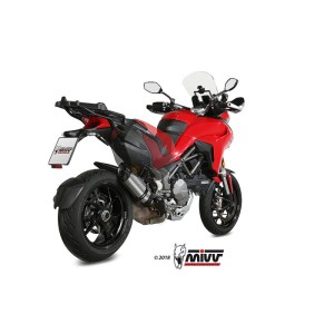 Mivv Slip-On Suono St. Steel con tapa carbono Ducati Multistrada 1200 2015-17 / 1260 2018-20