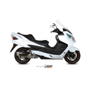 Mivv Full system 1x1 Urban St. Steel Suzuki Burgman 400 2006-16