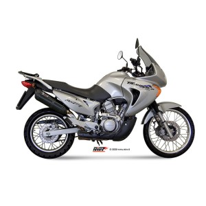Mivv Slip-On Suono black con tapa carbono Honda XLV 650 Transalp  2000-04