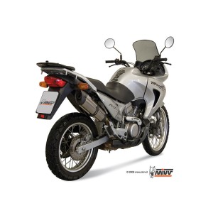 Mivv Slip-On Suono St. Steel con tapa carbono Honda XLV 650 Transalp  2000-04