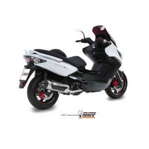 Mivv Full system 1x1 Urban St. Steel Kymco Xciting 500 2005-14