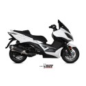 Mivv Full system 1x1 Urban St. Steel Kymco Xciting 400 2013-16