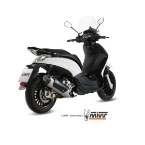 Mivv Full system 1x1 Urban St. Steel Piaggio Beverly 125 2014-16