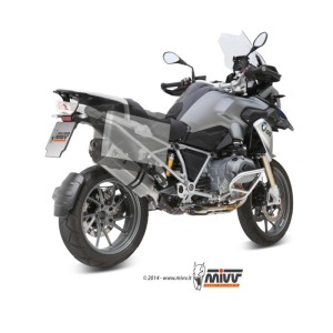 Mivv Slip-On Speed edge St. Steel con tapa carbono BMW R 1200 GS / Adventure 2013-18