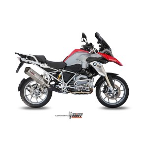 Mivv Slip-On Oval titan con tapa carbono BMW R 1200 GS / Adventure 2013-18