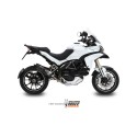 Mivv Slip-On Suono black con tapa carbono Ducati Multistrada 1200 2010-14