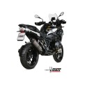 Mivv Slip-On Oval Titan con tapa carbono BMW R 1250 GS / Adventure 2019-23