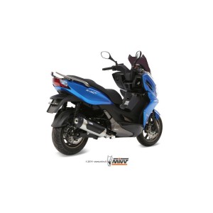 Mivv Full system 1x1 Urban St. Steel Kymco K-XCT 300 2012-16