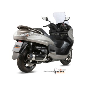 Mivv Full system 1x1 Urban St. Steel Yamaha Majesty 400 2007-14