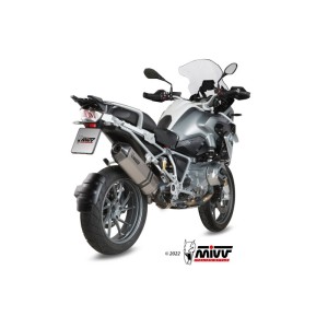 Mivv Slip-On Speed edge titan con tapa carbono BMW R 1200 GS / Adventure 2013-18