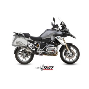 Mivv Slip-On Speed edge titan con tapa carbono BMW R 1200 GS / Adventure 2013-18