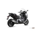 Mivv Slip-On Suono St. Steel con tapa carbono BMW C 600 Sport / C 650 GT 2012-15