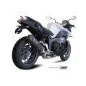 Mivv Slip-On Oval carbono con tapa carbono BMW K 1300 R / S 2009-16