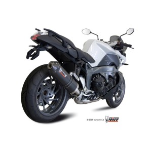 Mivv Slip-On Oval carbono con tapa carbono BMW K 1300 R / S 2009-16