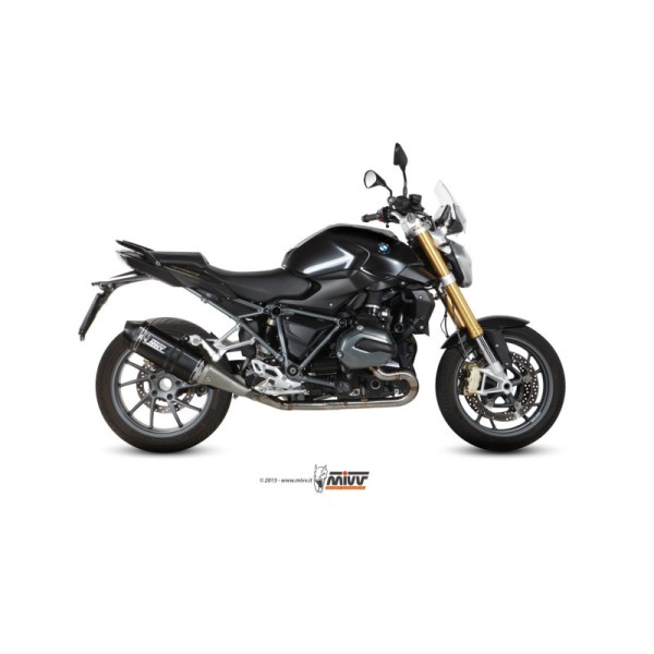 Mivv Slip-On Speed edge black BMW R 1200 R / RS 2015-18