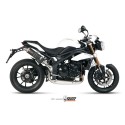 Mivv 2 Slip-On GP carbon Triumph Speed Triple 2011-15