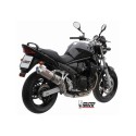 Mivv Slip-On Oval St. Steel Suzuki GSF 650 Bandit 2005-06