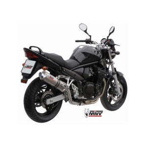 Mivv Slip-On Oval St. Steel Suzuki GSF 650 Bandit 2005-06