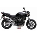 Mivv Slip-On Oval carbono Suzuki GSF 650 Bandit 2005-06