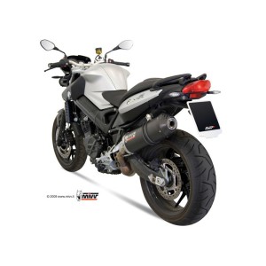 Mivv Slip-On Oval carbono con tapa carbono BMW F 800 R / GT 2009-20
