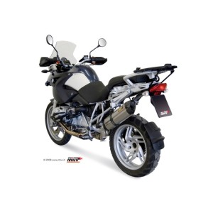 Mivv Slip-On Suono St. Steel con tapa carbono BMW R 1200 GS / Adventure 2004-07