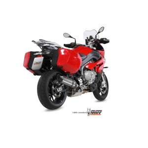 Mivv Slip-On Suono St. Steel con tapa carbono BMW S 1000 XR 2015-19
