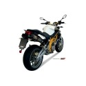 Mivv 2 Slip-On Suono St. Steel con tapa carbono Aprilia Shiver 750 2008-16