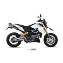 Mivv 2 Slip-On Suono St. Steel con tapa carbono Aprilia Dorsoduro 1200 2012-16