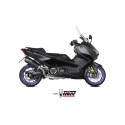 Mivv Full system 2x1 OVAL Black con tapa de carbono Yamaha T-MAX 560 2025