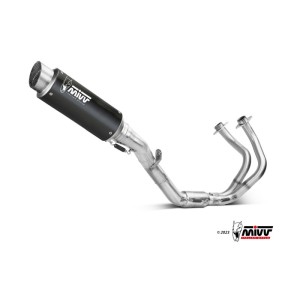 Mivv Full System 2x1 GPpro BLACK KAWASAKI NINJA 650 / Z650 2024-25