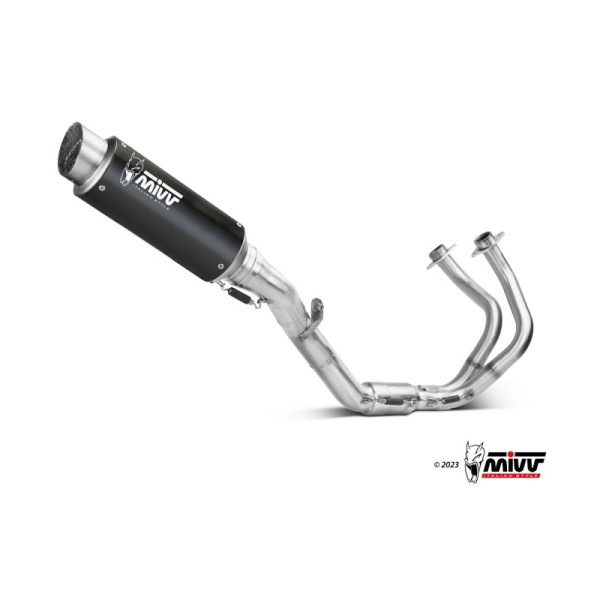 Mivv Full System 2x1 GPpro BLACK KAWASAKI NINJA 650 / Z650 2024-25