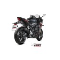 Mivv Full System 4x2x1 AK-1 BLACK con Tapa Carbono HONDA CB 650 R / CBR 650 R 24-25