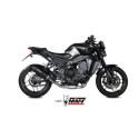 Mivv Full System 3x1 AK-1 BLACK con Tapa Carbono YAMAHA MT-09 / SP / FZ-09 24-25 / R9 25