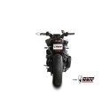 Mivv Full System 3x1 AK-1 BLACK con Tapa Carbono YAMAHA MT-09 / SP / FZ-09 24-25 / R9 25