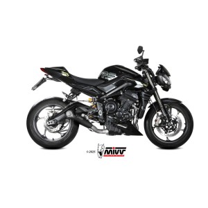 Mivv Full System 2x1 DELTA RACE BLACK YAMAHA MT-07 2025-